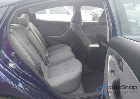 2013 Hyundai Elantra Gls from USA, damaged, VIN 5NPDH4AEXDH433880